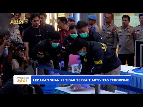 POLRI TEGASKAN LEDAKAN SMAN 72 TIDAK TERKAIT AKTIVITAS TERORISME