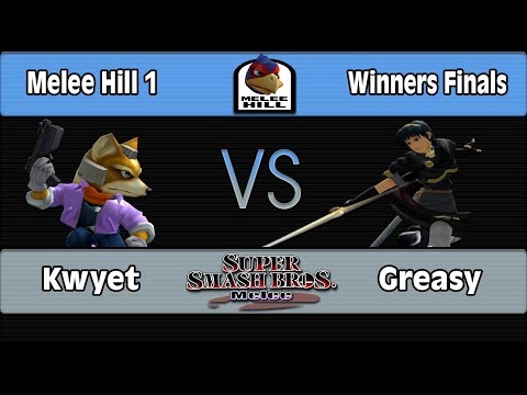 Melee Hill 1: Kwyet (Fox) Vs. Greasy (Marth) - WF