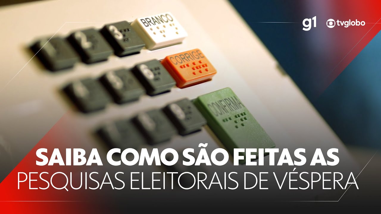 Saiba como são feitas as pesquisas eleitorais de véspera #g1 #JN #noticias