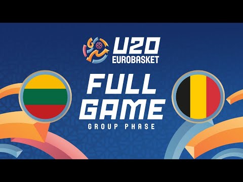 Group Phase | Lithuania v Belgium | Full Basketball Game | FIBA U20 Women's EuroBasket 2025