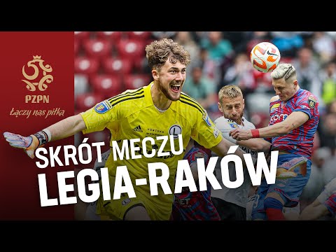 ROZSTRZYGNIĘCIE W KARNYCH. Skrót meczu Legia - Raków w finale Fortuna Pucharu Polski
