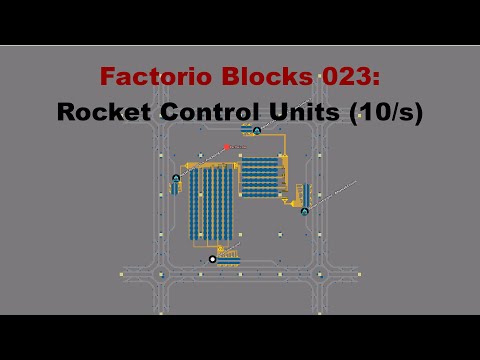 Factorio Blocks 023: Rocket Control Units