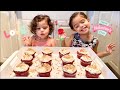 Baking Red Velvet Valentine Cup Cakes Funny GIFs