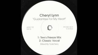 Cheryl Lynn - Guarantee For My Heart (Tee's Freeze Mix)