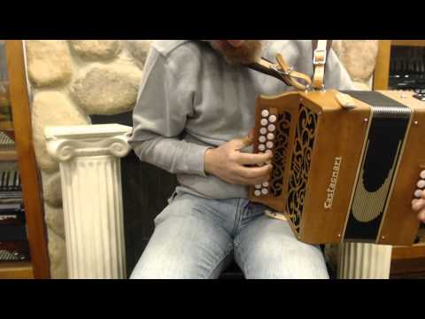 NEW Cherry Castagnari Studio Diatonic Button Accordion GC MM 21 8 image 4