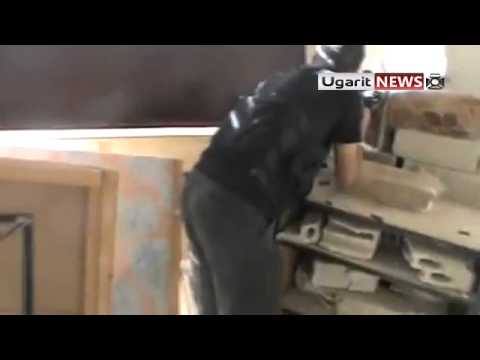 رباط عناصر كتيبة عمر المختار على جبهة دير بعلبة في مدينة حمص