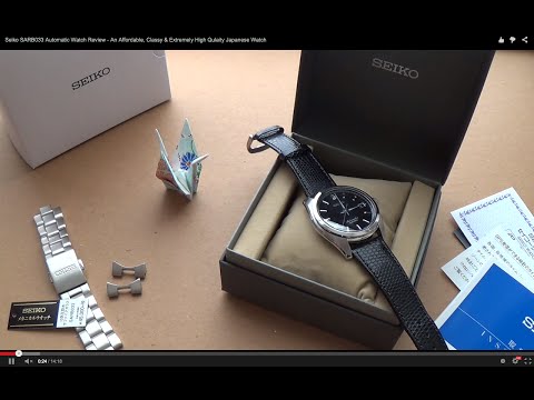 Seiko SARB033 Automatic Watch Review - An Affordable, Classy & Extremely High Quality Japanese Watch