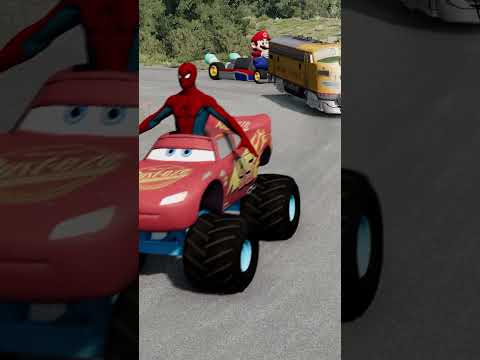 Coca-Cola Bollard vs Funny Cars | BeamNG.Drive