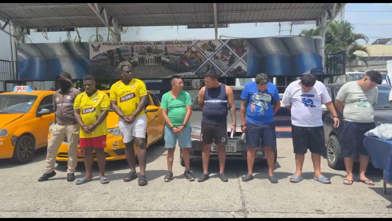 Policía desarticula banda de secuestros extorsivos en Guayaquil, Durán y Samborondón: 12 detenidos