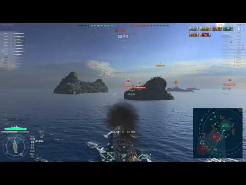 World of Warships ただのプレイ動画7 Scharnhorst