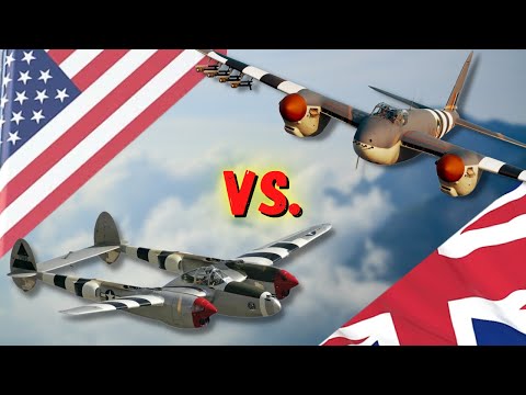 P 38 Lightning VS De Havilland Mosquito - Which Would You Want To Fight WW2  In?