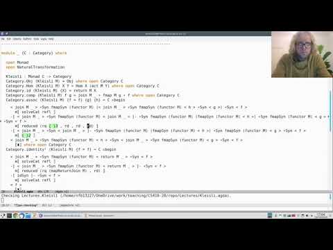 Kleisli categories in Agda