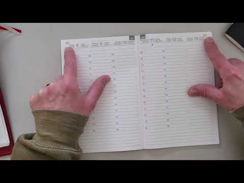 X47 Wochenkalender Classic Plus A5 - X47 Week on Two Pages Classic Plus A5 calendar insert