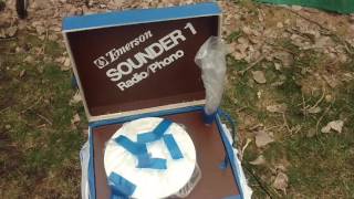 Painting a Vintage Turntable Emerson Sounder 1