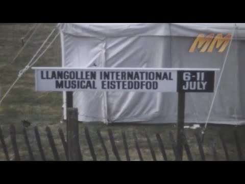 Llangollen International Musical Eisteddfod Wales 1976 old cine film 146
