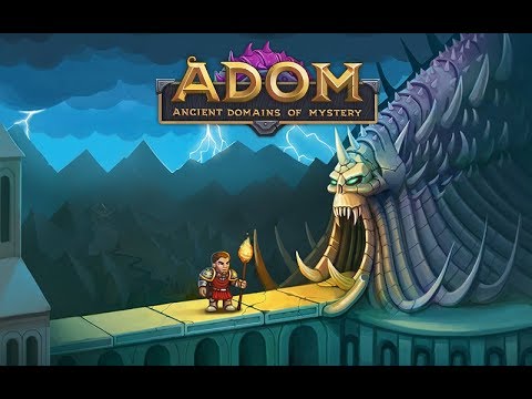 ADOM 2017 Ancient Domains of Mystery Gameplay - In Depth Roguelike Old School Gaming! - YouTube