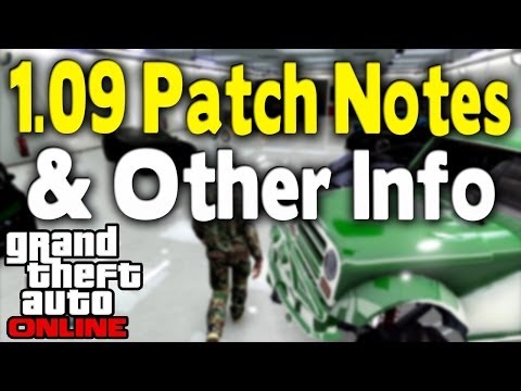 GTA Online - 1.09 "Patch Notes" & Other Future Features [GTA V Multiplayer]