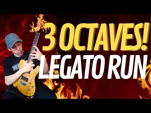 3-Octave Descending Legato Run – Shred Across the Neck!