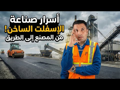 ما هي مكونات الاسفلت وطريقة انتاجه | طريقة تشغيل مصنع الاسفلت