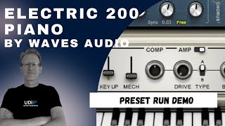 Video thumbnail for Waves Electric 200 Piano - Demo (no talking) - Get that classic sound and more #udiaudio by UDi Audio