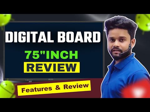 Electronic whiteboard, size: 75 inch