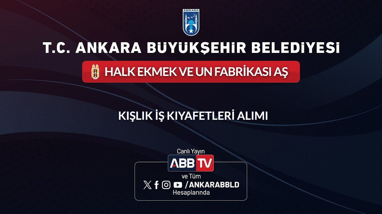 HALK EKMEK VE UN FABRİKASI AŞ - KIŞLIK İŞ KIYAFETLERİ ALIMI
