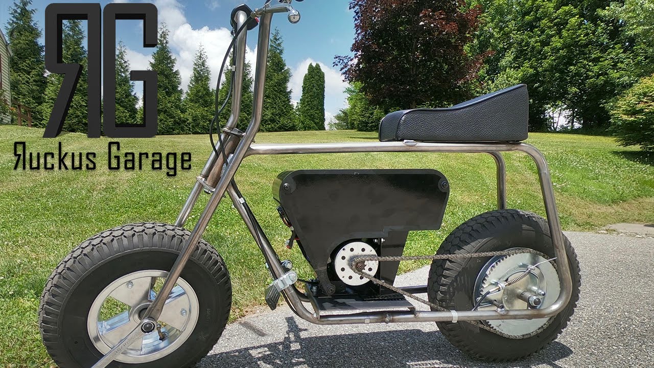 Building a vintage style electric minibike in an afternoon