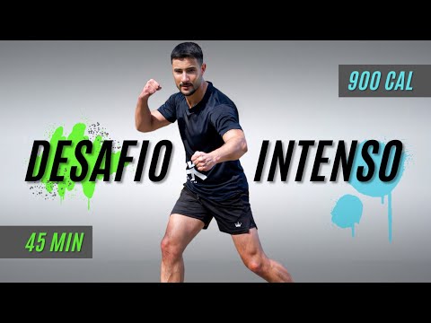 45 MIN de CARDIO EM CASA para queimar 900 calorias ( Queima gordura até depois do treino )
