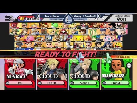 Sm4sh@Mines 19 - Mo + Proto Vs. Sleepy + Sawtooth - Doubles WQF