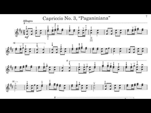 Miloslav Gajdoš - Capriccio No.3 "Paganiniana" for Double Bass Solo