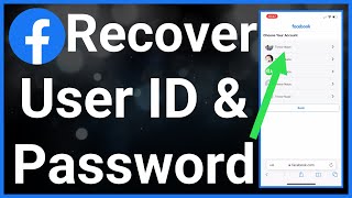 How To Recover Facebook User ID And Password