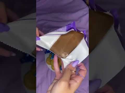 Unpacking Milka's ALPENMILCH chocolates🍫💜 #tiktok #shorts #milka