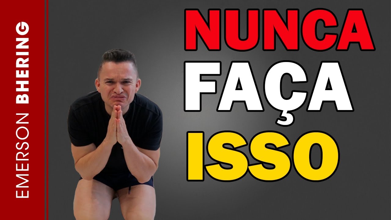 5 COISAS QUE UM HOMEM NUNCA DEVE FAZER NA VIDA