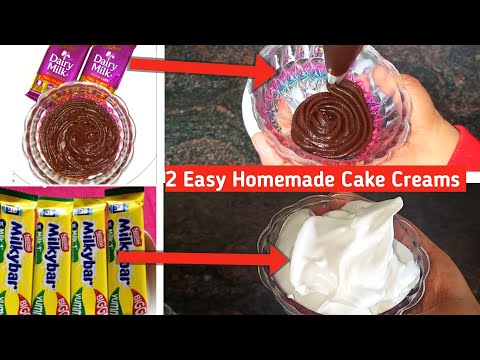 chocolate Frosting , Recipe, cake cream,  using dairymilk & Milkybar Chocolate, #easyfrostingrecipe