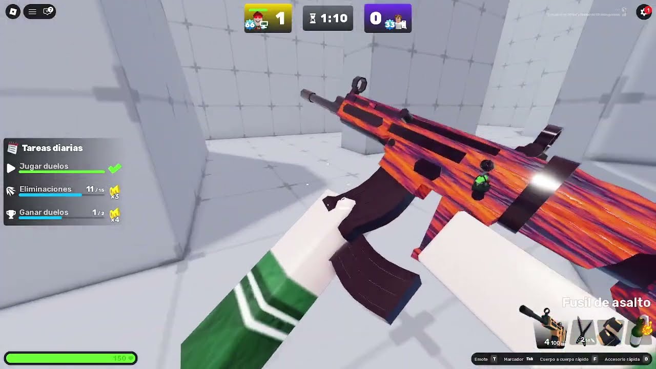 Jugando RIVALS con ARMAS ALEATORIAS