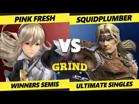 The Grind 196 Winners Semis - Pink Fresh (Wolf, Sephiroth, Corrin) Vs. Squidplumber (Simon) - SSBU
