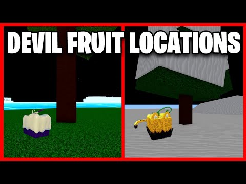 ALL Fruit Spawn Locations on First sea - Blox Fruits 2022