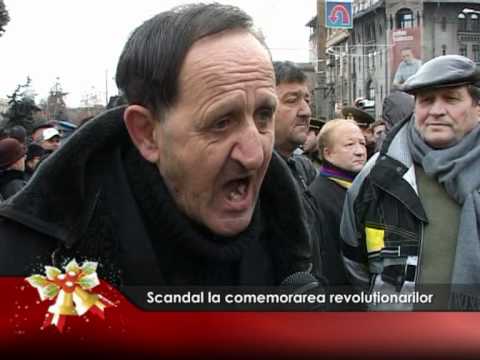 Scandal la comemorarea revoluţionarilor