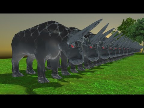 GORGON X20 VS 3rd BOSS EACH FACTIONS - Animal Revolt Battle Simulator