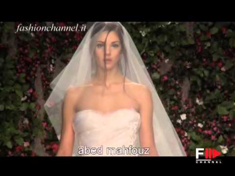 "Abed Mahfouz" Spring Summer 2011 Bridalwear Paris & Rome by FashionChannel