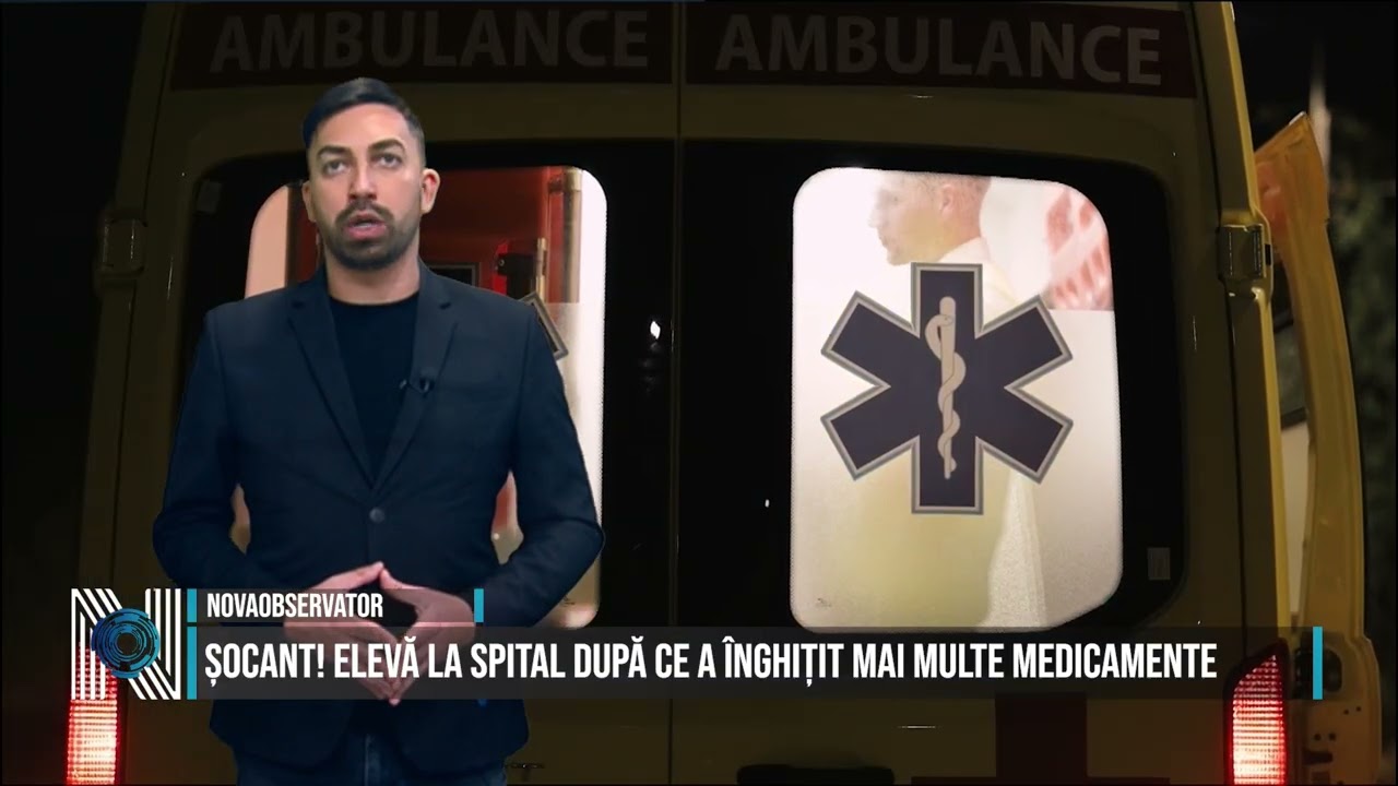 ȘOCANT! ELEVĂ LA SPITAL DUPĂ CE A ÎNGHIȚIT MAI MULTE MEDICAMENTE