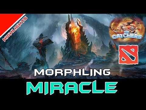 Miracle Plays Morphling Mid VS Lina 7.19c 2018 Dota 2- Pro Highlights