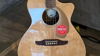 Video thumbnail for Fender California Newporter Player Acoustic-Electric Guitar by Wilhelm von Flieder