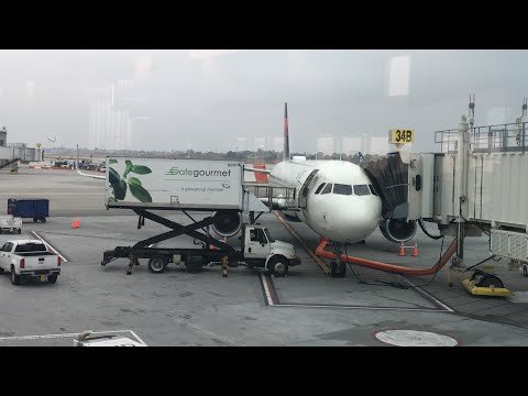 Takeoff and Landing - Delta A321 from Los Angeles to Salt Lake City