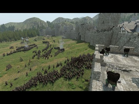 150 Fian Champions vs. 1000 Elite Menavliatons Epic Siege Defense! - Mount & Blade II: Bannerlord