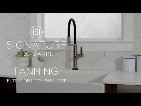 Functionality Meets Style: The Fanning Filtration Kitchen Faucet
