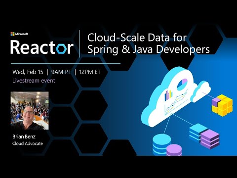 Cloud-Scale Data for Spring & Java Developers