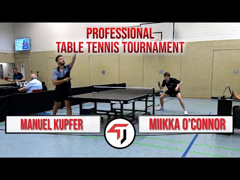 TomorrowTT PRO tournament - Miikka O'Connor vs Manuel Kupfer - Group 2.