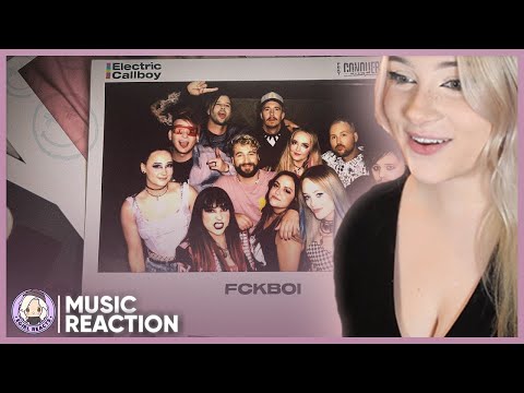 E-Girl Reacts│Electric Callboy feat. Conquer Divide - FCKBOI│Music Reaction