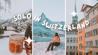 Solo Travel Diaries - Winter in Switzerland